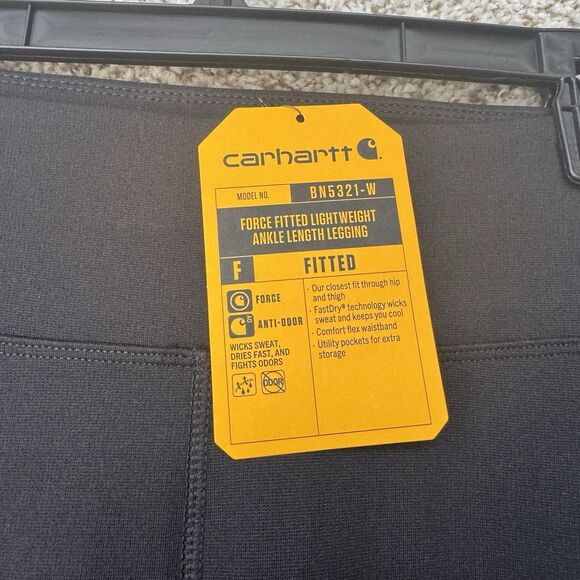 Carhartt Leggings Women Small Force Fitted Lightweight Ankle Length New BN5321-W - Picture 2 of 15